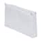 JAM Paper 5'' x 10'' Clear Plastic Pencil Pouch with Zip Closure, 12ct.